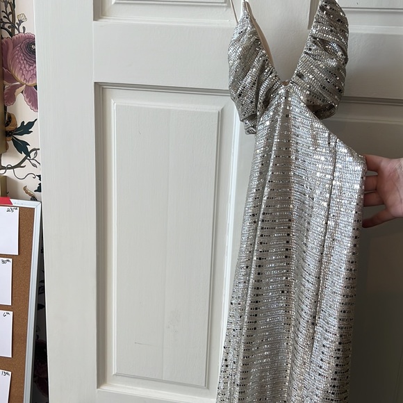 Metallic Topshop Dress Size US2 - Picture 4 of 7